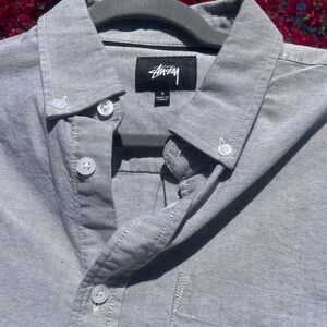 Stussy Men’s Grey Button Up